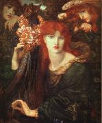 Dante Gabriel Rossetti La Ghirlandata painting